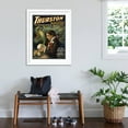 thumbnail image 3 of Art.com Thurston the Great Magician Holding Skull Magic Poster Art Print by Lantern Press, White Frame Wall Art, 32" x 40", 3 of 5
