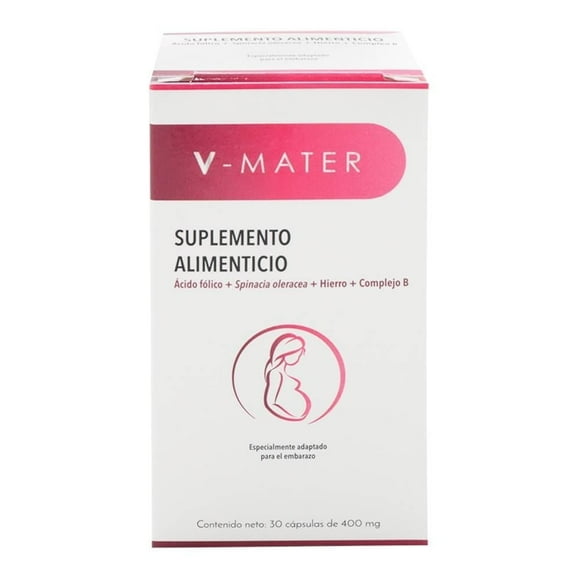 Suplemento alimenticio V-Mater 400 mg 30 cápsulas