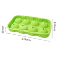 thumbnail image 6 of Joernso Ice Ball Mold 8 Cells Easy to Release Silicone Spill Resistant Ice Cube Tray for Bar, 6 of 8