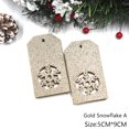 thumbnail image 3 of Etiquetas Kraft para manualidades navideñas, etiquetas de papel para envolver regalos, etiquetas colgantes, tarjetas de papel con ciervos de Papá Noel, suministros para fiestas de Navidad y Año Nuevo, 3 of 5
