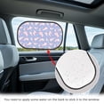 thumbnail image 4 of Yuyamidu Axolotl Baby Car Sun Shade for Side Window Cute Car Window Shades 2 Pack Foldable Sunshade for Car Window Universal Car Shades for Side Windows Baby, Sunshades for Car Auto SUV, 4 of 7