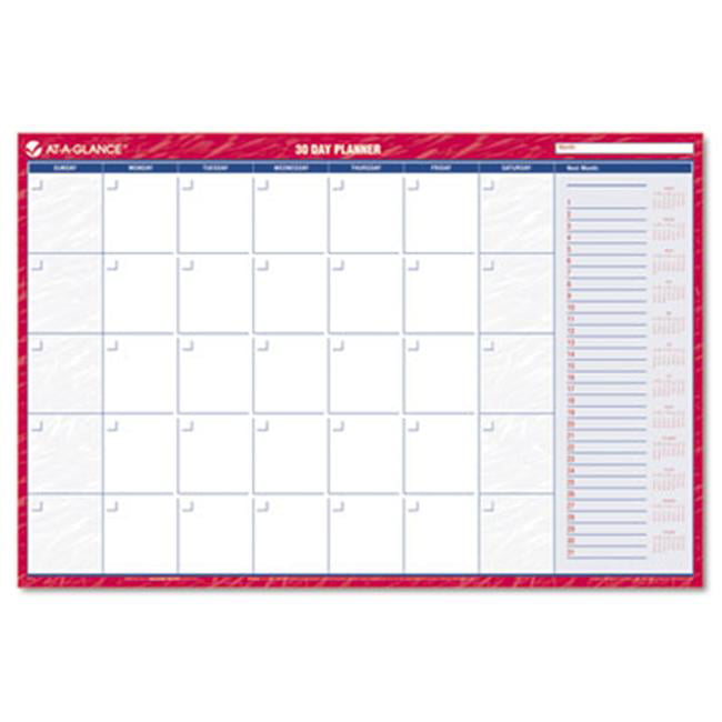 Yearly 36" At a Glance PM28-28 At-a-glance Erasable Horizontal Wall Calendar 