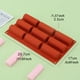 thumbnail image 3 of Wosthever Molde antiadherente para hornear pasteles de silicona de 9 cavidades, galleta, postre, Fondant, sartén rectangular, agujeros para Mousse, Herramientas y accesorios para hornear Wosthever HA080893-00, 3 of 6