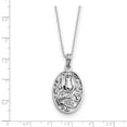thumbnail image 2 of Sterling Silver Antiqued Animal Friends-Cat 18inch Necklace - 6.2 Grams, 2 of 2