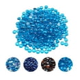 thumbnail image 1 of VEVOR 20LBS Fire Glass Beads 3/4-Inch Fireplace Glass Rocks for Firepit Caribbean Blue, 1 of 9