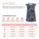 thumbnail image 3 of Fotbe Tropical Leaves Vestido de Dormir para Niñas de 3 a 10 Años, Mangas Cortas, Estilo Princesa, Pijama Camisón con Mangas Voladas-XX-Large, 3 of 6