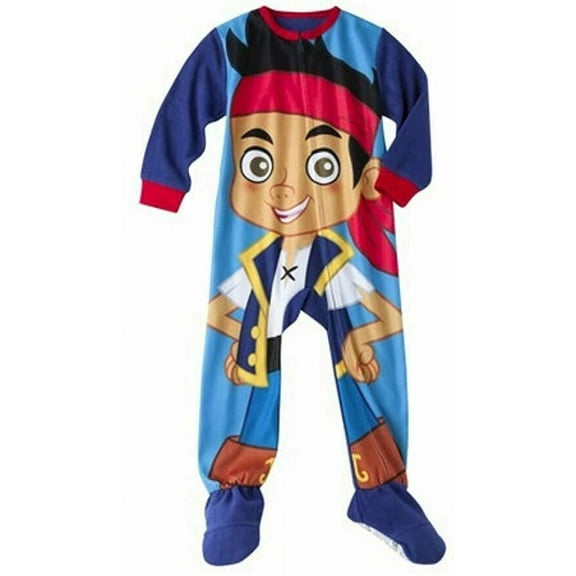 Disney Jake And The Never Land Pirates Footed Blanket Sleeper Pajama Boy Size 4T