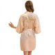 thumbnail image 4 of Bata de baño para bodas, bata de satén tipo kimono para novias y damas de honor, bata de mujer con cinturón, bata de cuello en V para bodas, fiestas en la piscina y fiestas de pijamas, 4 of 4
