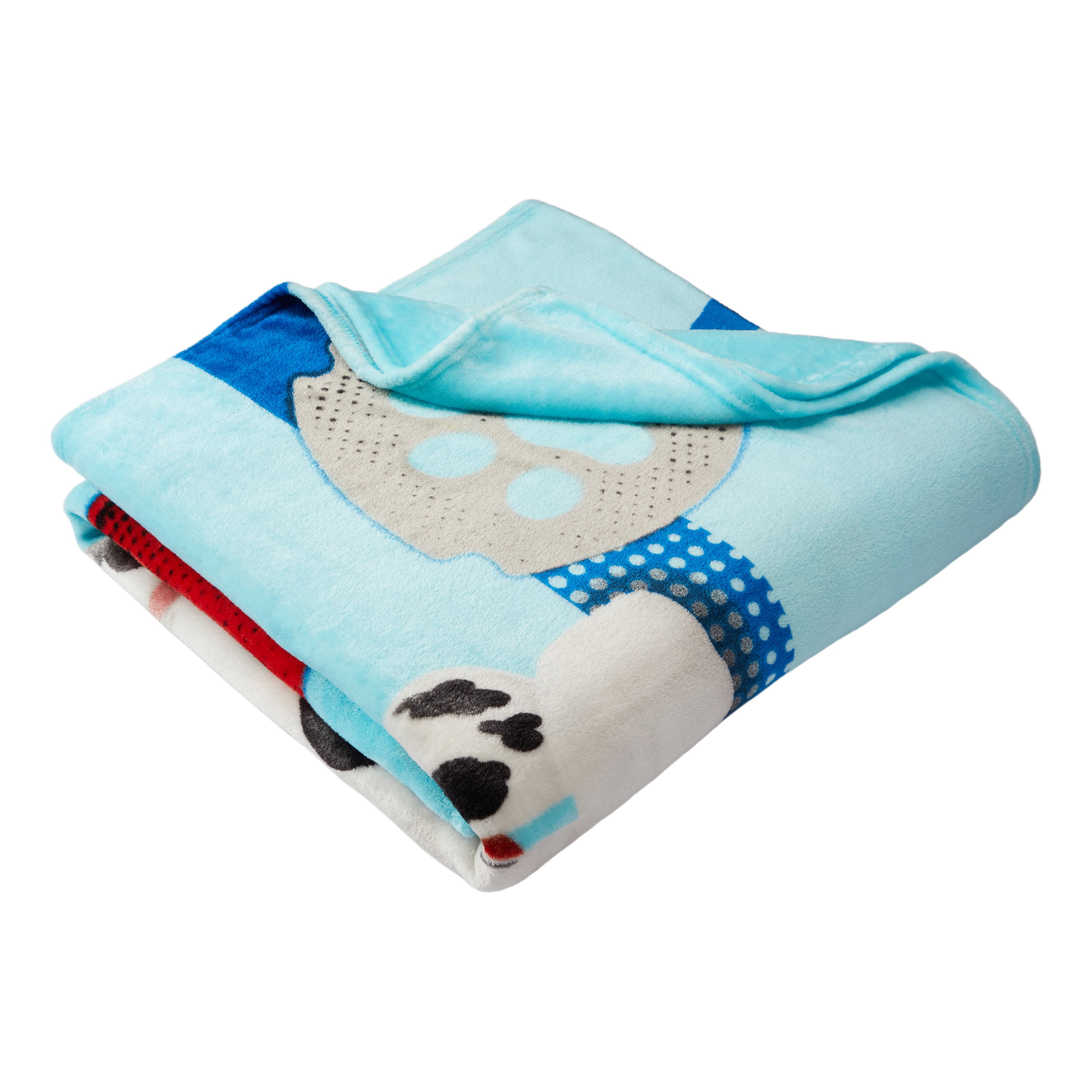 PAW Patrol Kids Blue Print Fleece Bed Blanket, Twin/Full