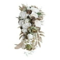 thumbnail image 2 of Ramo de novia para boda, ramo de dama de honor, decoración, regalo, adorno, centros de mesa bohemios, flores artificiales para fiesta, aniversario,, 2 of 9