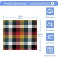 thumbnail image 2 of Coolnut 6 PCS Scottish Plaid Washcloths, 12 X 12 Inches Cotton Wash Cloths, Highly Absorbent and Soft Face Towels for Bathroom,Gym,Hotel and Spa, 2 of 6