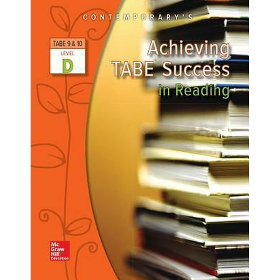 Pre-Owned Achieving Tabe Success in Reading, Level D Workbook (Paperback) 0077044614 9780077044619