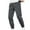 Dark Gray XL, variant on Men Pants Solid Color Elastic Waist Drawstring Ankle-banded Cargo Pants for Daily Wear