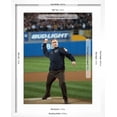 thumbnail image 5 of Art.com President George W. Bush Throws the Ceremonial First Pitch at Yankee Stadium Premium Photographic Print, White Frame Wall Art, 17" x 21", 5 of 5