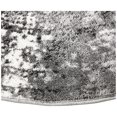 thumbnail image 2 of Unique Loom 3151843 5 x 8 ft. Salle Garnier Sofia Oval Rug, Gray, 2 of 2