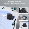 thumbnail image 6 of SAIDESI Silicone Toilets Brush and Caddy Sets Bathroom Cleaning Tool 1Pack, 6 of 10