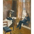 thumbnail image 2 of Edvard Munch 20x23 Gold Ornate Framed and Double Matted Museum Art Print Titled - Andreas Reading, 2 of 4