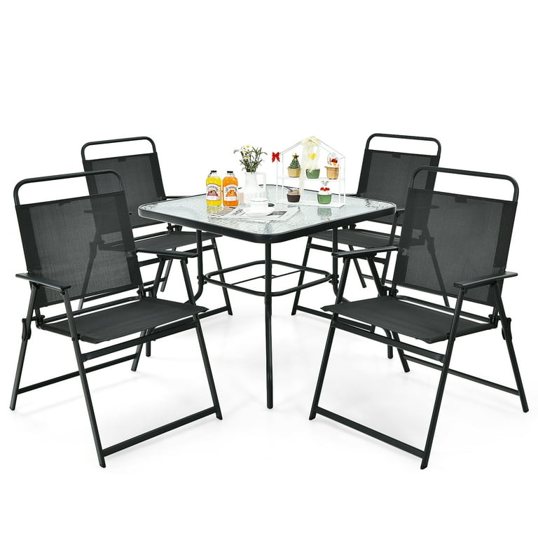 Walmart outdoor folding table and chairs sales