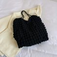 thumbnail image 4 of Bolso de mano de nailon informal para mujer, para oficina, viajes, maquillaje, bolsa de cosméticos (negro) Tmvgtek Para Estrenar, 4 of 5