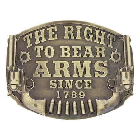 Bear Arms Belt Buckle - Heritage The Right to Bear Arms Attitude Buckle