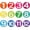 Circle, variant on 12 PCS Large Math Poster from 1 to 12 Numbers Multiplication Table Poster for Elementary School Kid Family Classroom Educational Supplies.(Circle)