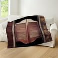 thumbnail image 4 of CafePress - Saloon Doors Throw Blanket - Soft Fleece Throw Blanket, 50"x60" for All Ages, 4 of 4