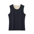thumbnail image 2 of Maqroz Mens Thermal Vest Fleece Lined Sleeveless Base Layer Thick Winter Warm Shirts Solid Color Crewneck Undershirt for Cold Weather Everyday Wear, 2 of 5