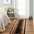thumbnail image 2 of HOME DYNAMIX Royalty Vega Contemporary Geometric Runner Area Rug, Black/Beige, 1'9"x7'2", 2 of 6