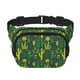 thumbnail image 1 of Fotbe Cactus 1 Cangurera Cuadrada con Estampado de Doble Capa, Bolsa de Cintura Ajustable Mini para Hombres y Mujeres, 1 of 9