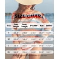 thumbnail image 7 of Cueply Crochet Swimsuit Coverup for Women Striped Swimwear Bathing Suit Beach Cover Up Top, 7 of 7