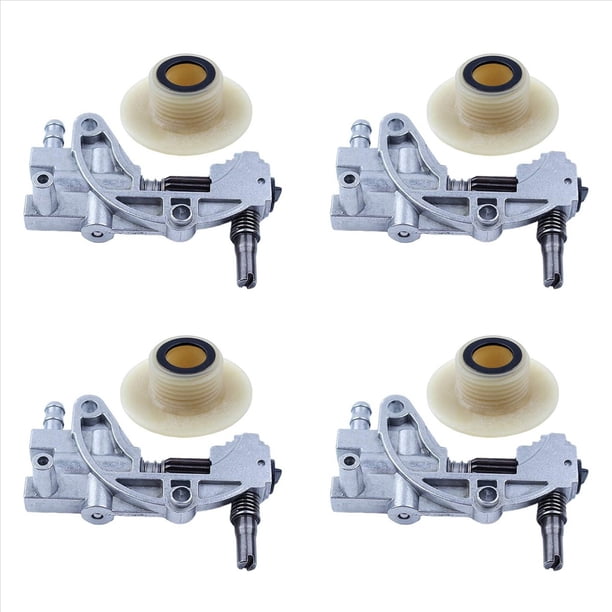 4X Kit de Engranaje Helicoidal de Bomba de Accionamiento de Aceite para Motosierra 5200 4500 5800 52Cc 45Cc 58Cc Repuestos