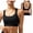 G-Black, variant on SOMER Women’s Sports Bra Strappy Back Padded Seamless Workout Bra High Impact Support Stretchy Yoga Tank Top for Gym Running Fitness