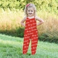 thumbnail image 3 of Ltctricy Christmas Overalls for Baby Girls Cute Loose Sleeveless Jumpsuit Comfy Trendy Children Rompers with Pockets, 3 of 6