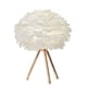 thumbnail image 1 of Lámpara lámpara de mesa de plumas con botón de empuje luz de escritorio decoro de uro decelo decelo luz nocturna luz, 1 of 3