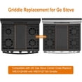 thumbnail image 6 of YANGLI UPGRADED WB31X24738 Griddle Replacement for GE Gas Range | 19.5"x9" Cast Iron with Food-Grade Nonstick Coating, Center Griddle Plate, 6 of 6