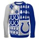 thumbnail image 1 of Sudadera Ugly FOCO NFL Indianapolis Colts BUSY BLOCK para adulto, 1 of 3