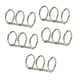 thumbnail image 1 of Carpetas de hojas metálicas sueltas de 5x3 anillos, anillos de libro de alto rendimiento con bisagras divididas a presión para encuadernación de , Plata 20mm shamjiam Anillos de libro, 1 of 8