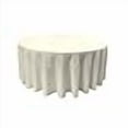 thumbnail image 3 of LA Linen TCpop120R-IvoryP25 Polyester Poplin Tablecloth, Ivory - 120 in. Round, 3 of 3