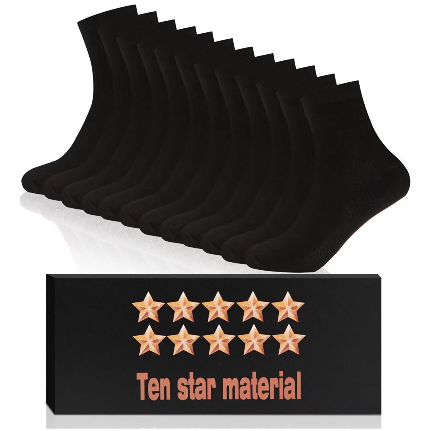 Bamboo Low Quarter Thin Ankle Sock for Men and Women Anti Odor Natural Breathable Comfortable Socks 6 Pairs