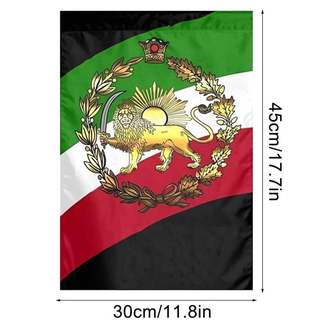 Iran Pahlavi Flag 3X5Ft Polyester for Garden Flag Pole Decoration