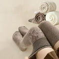 thumbnail image 6 of Women Winter Warm Long Socks Thicken Soft Thermal Knee-High Stockings Solid Fluffy Female Over Knee Sock Girl, 6 of 9