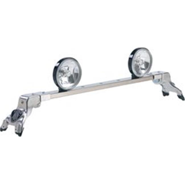 Carr 210342 Polished Finish Deluxe Light Mounting Bar For GMC Chevy Ford Jeep