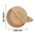 thumbnail image 2 of Qaailabf Wooden Kitchen Label Refrigerator Magnets - Clear Food Identification Stickers for Home and Commercial Kitchens - Durable, Easy to Apply and Remove, Stylish Modern Design for Organizing, 2 of 6