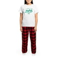 thumbnail image 4 of CafePress - I Love You More Mom Green Women's Light Pajamas - Women's Short Sleeve Print T-Shirt and Pants Light Cotton Pajama Set, 4 of 7