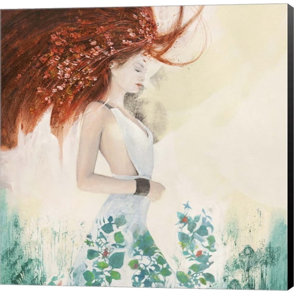 Fairy of Spring (detail) by Erica Pagnoni, Canvas Wall Art, 12W x 12H
