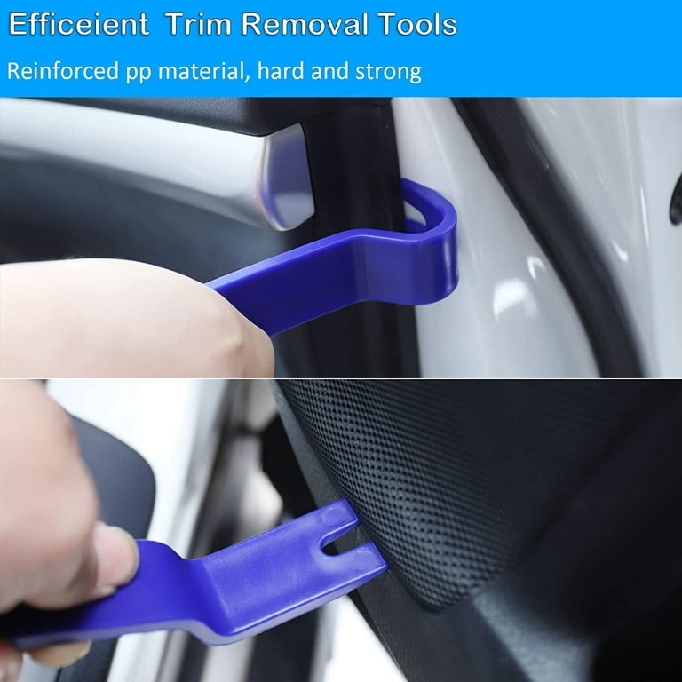 Auto Trim Removal Tool Set, Fastener Removers Ergonomic 4Pcs/Set Effort  Saving Universal Door Clip Panel Install for Auto Boats RVs Trucks :  : Car & Motorbike