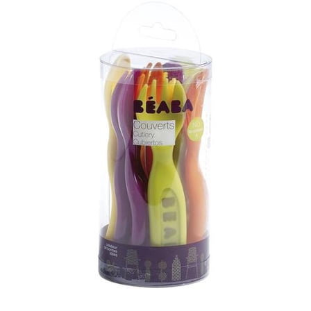 Beaba 2nd Stage Soft Cutlery Set 10 - Gipsy