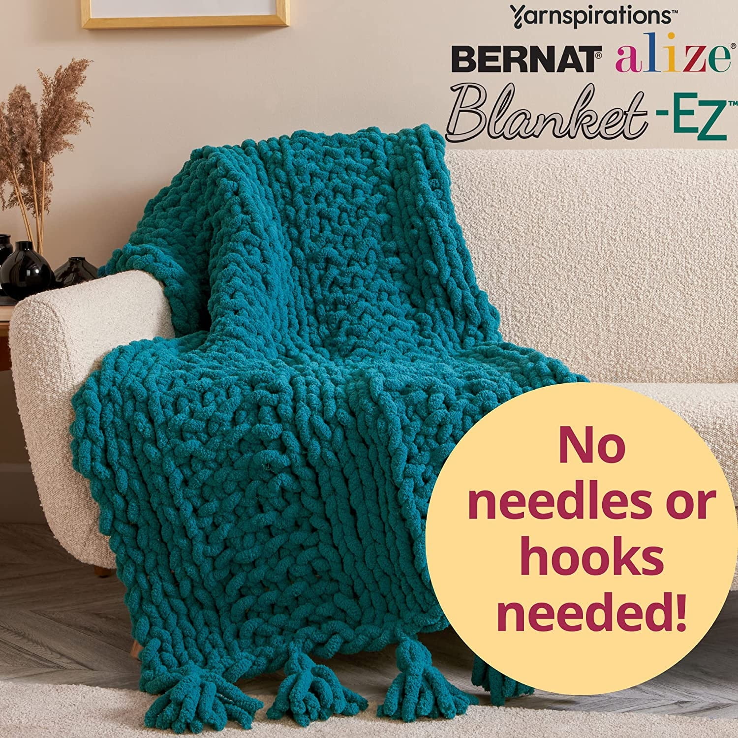 (Pack of 2) Bernat Alize Blanket-EZ Yarn-Black
