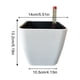 thumbnail image 4 of Toystoory Macetas duraderas para plantas para materiales de interior y exterior Maceta de autorriego de resina Jardín y Patio púrpura 14*13*10.5, 4 of 6