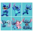 thumbnail image 2 of Disney DIY 5D Diamond Painting New Arrives Cartoon Cross Stitch Lilo & Stitch Embroidery Picture Anime Mosaic Kids Decor GiftRound 20x30cm Gao Jinjia LED, 2 of 2
